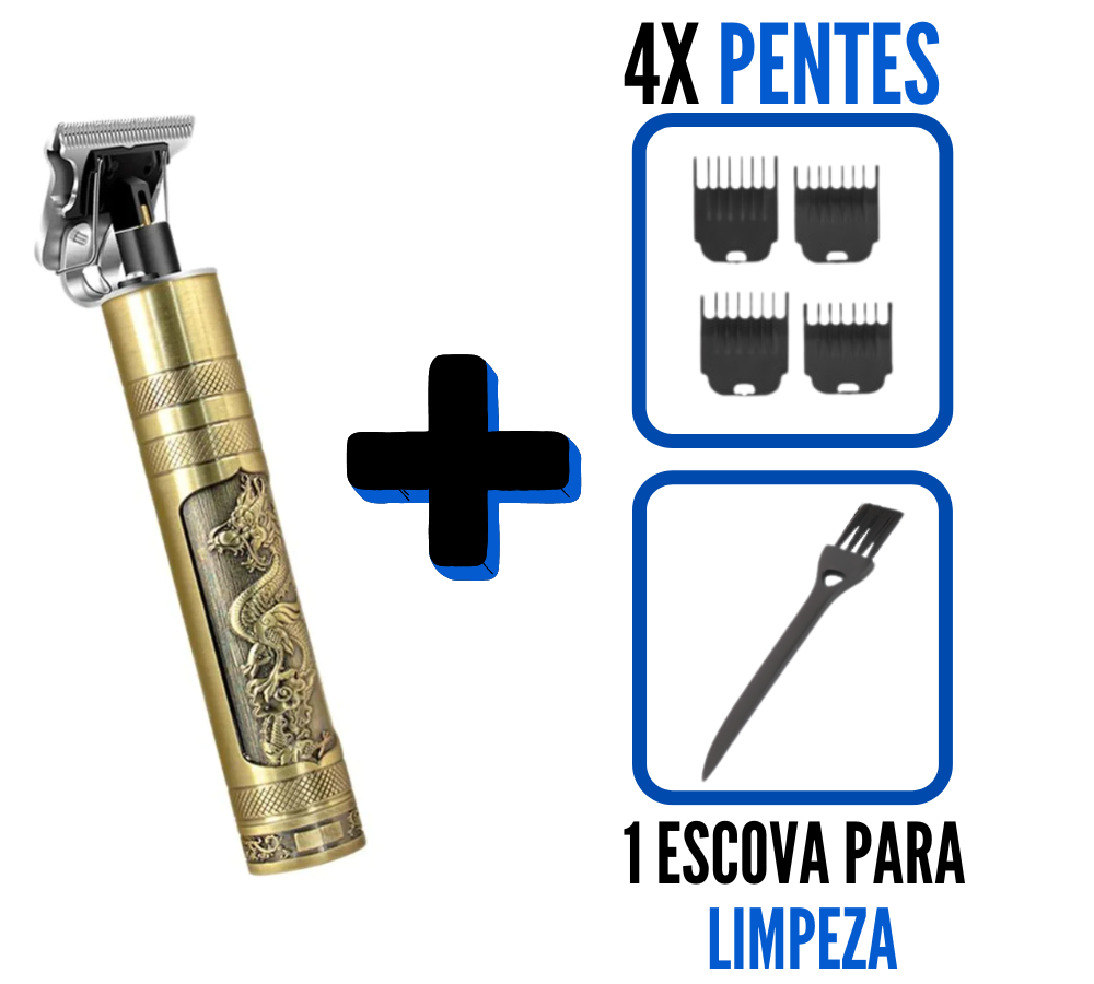 BarberPro® - GOLD - Barbeador e Aparador