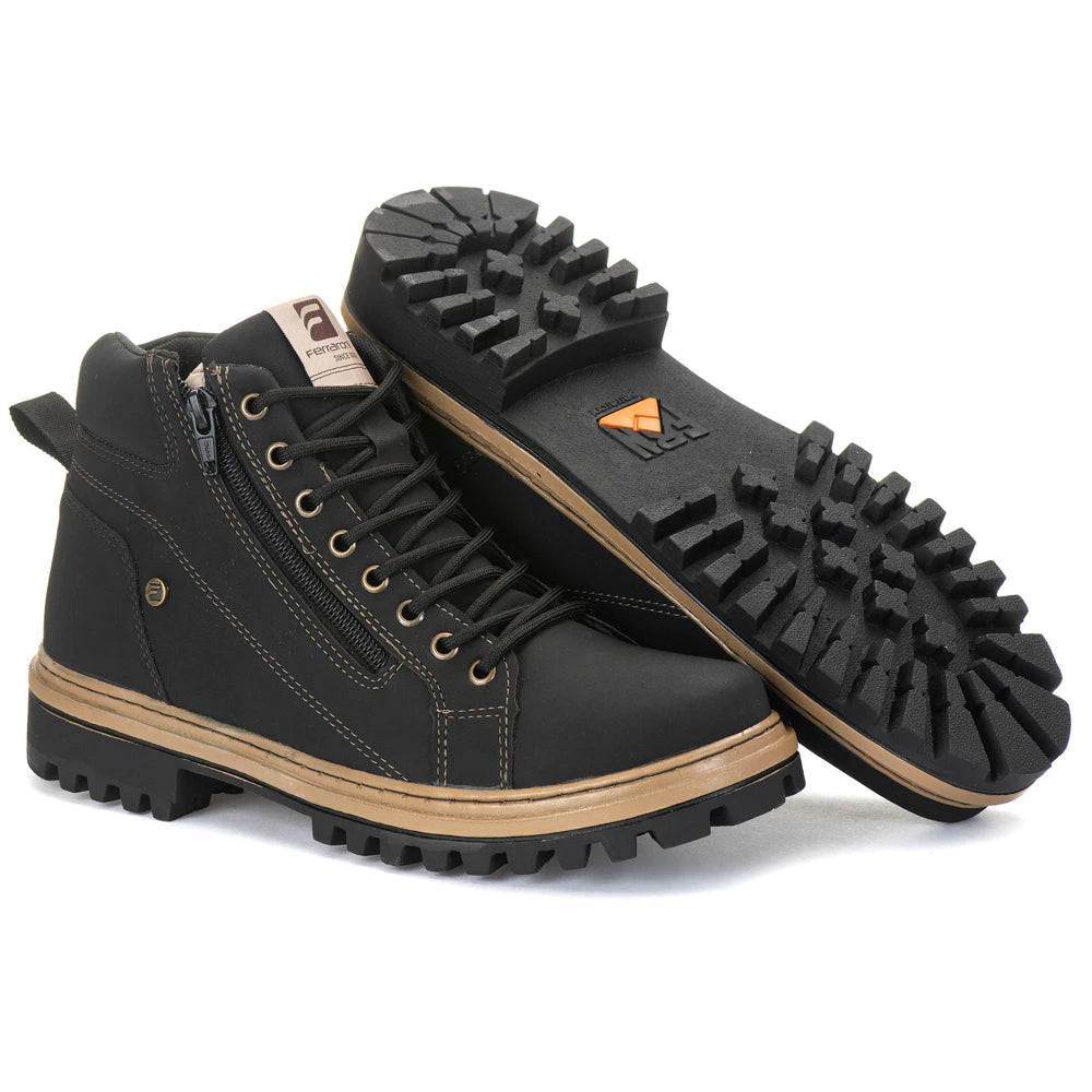 Bota Masculina - Couro Nobre