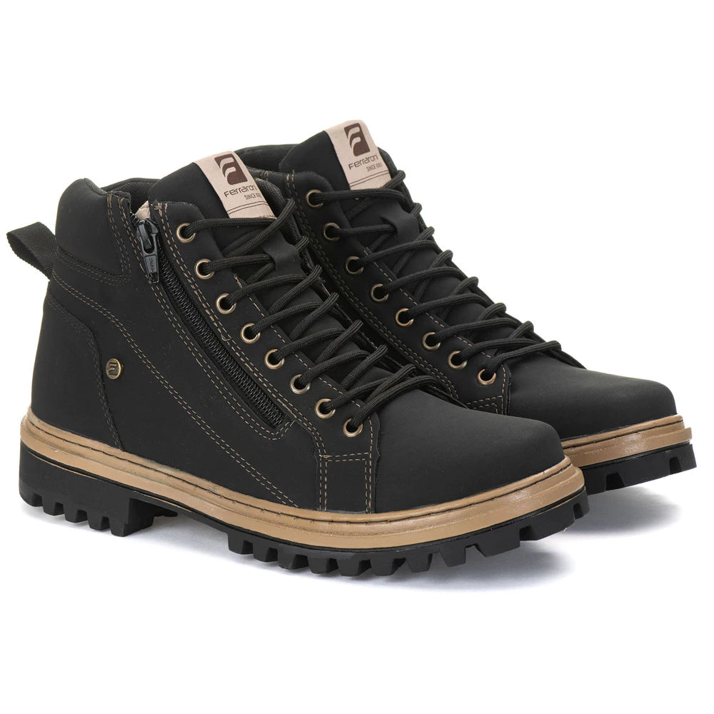 Bota Masculina - Couro Nobre