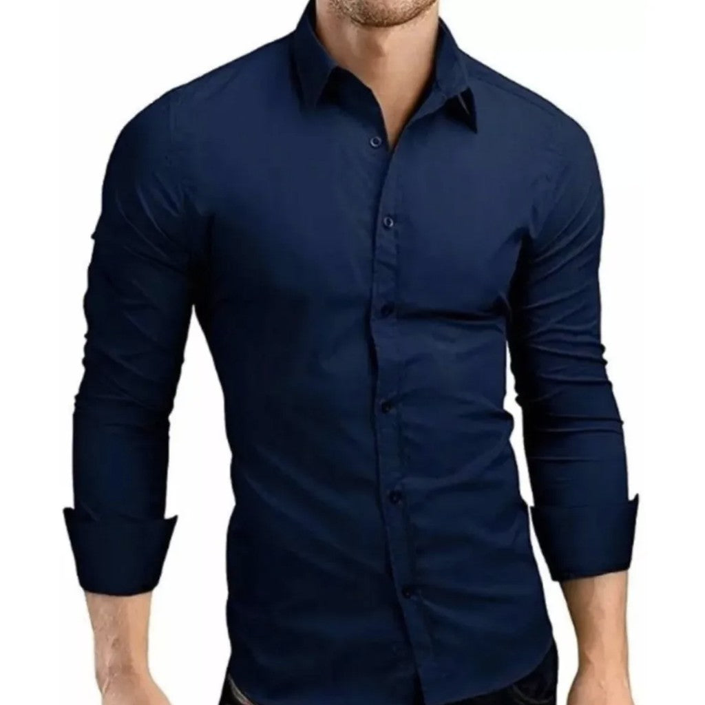 Camisa Social - Manga Longa - Slim Fit