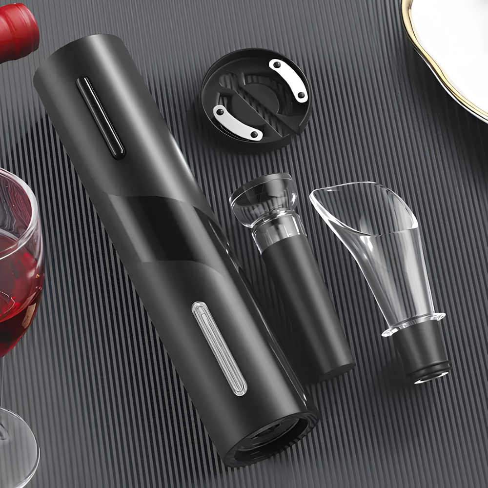 Abridor de Vinho Elétrico - Kit Profissional
