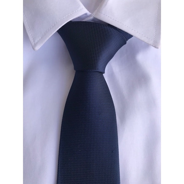 Gravata Masculina Social - Slim Dark Blue