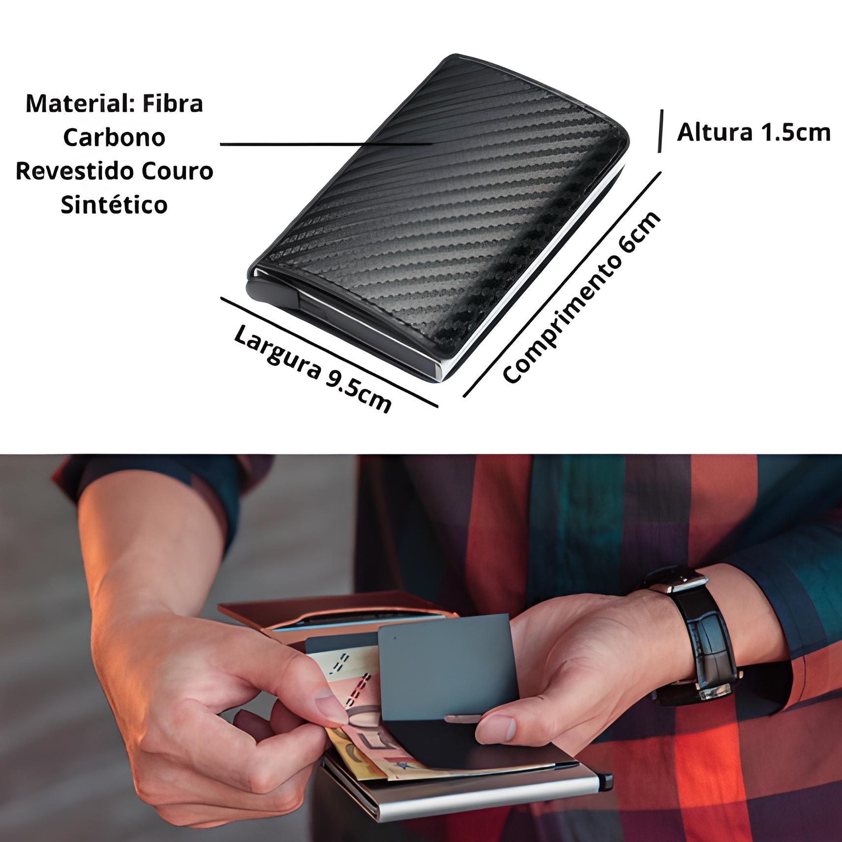 Carteira Antifurto - Protection Pro