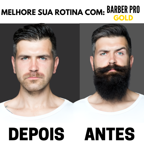 BarberPro® - GOLD - Barbeador e Aparador